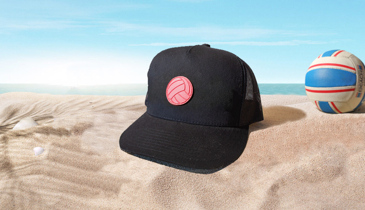 Blue Volleyball Icon Hat